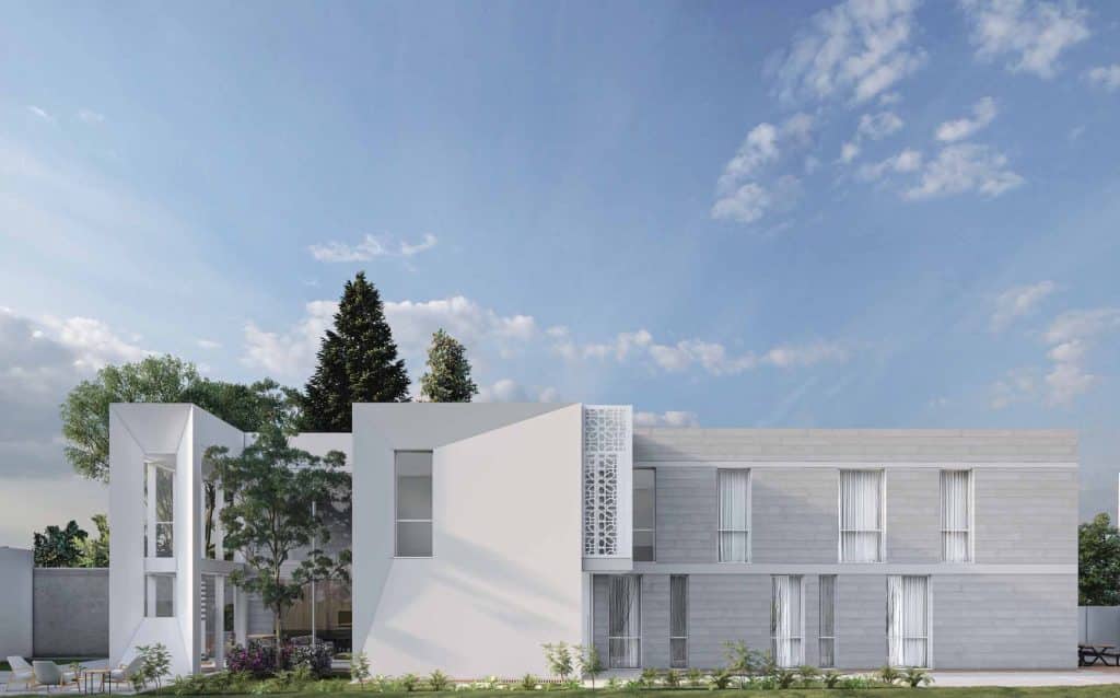 בית פרטי עם נוף פתוח